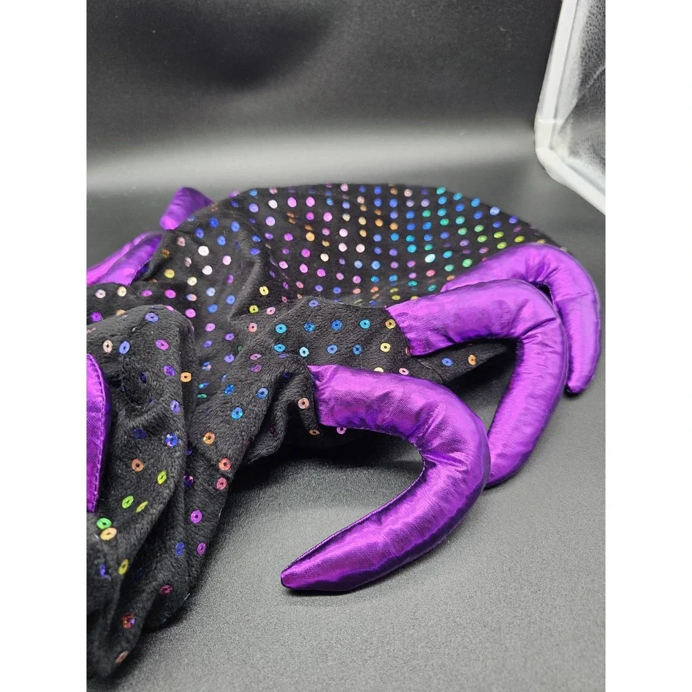 Black & Purple Sparkle Spider Dog Costume Medium Dog Costume‎
